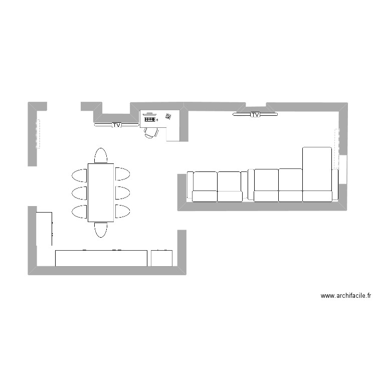 maison. Plan de 0 pièce et 0 m2