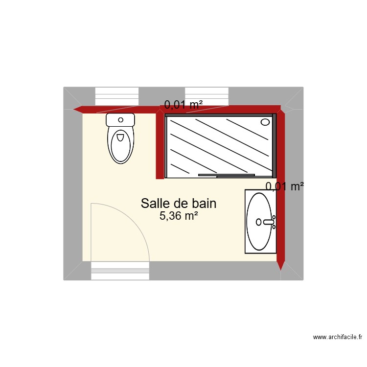 GARCIA Gudelia. Plan de 6 pièces et 5 m2