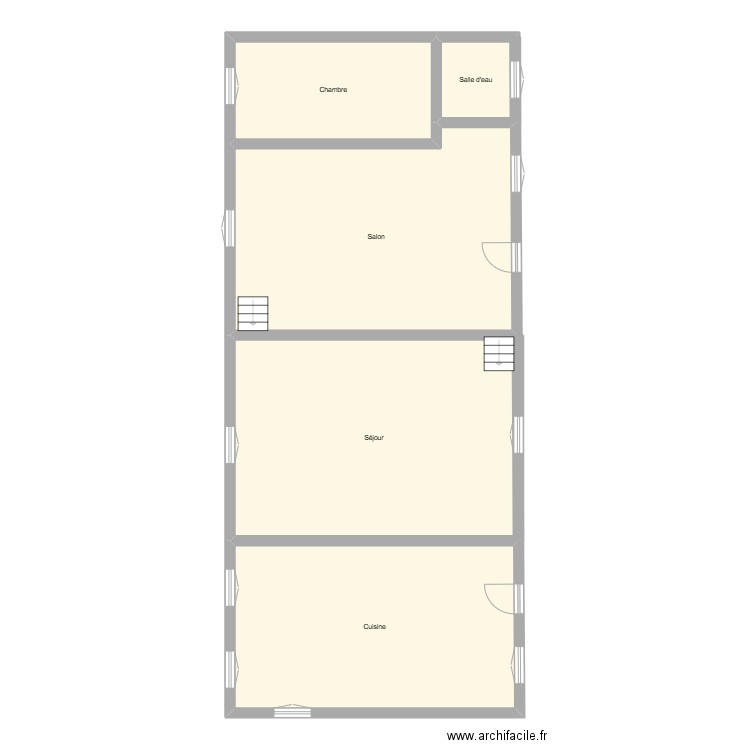 Dijkstra RDC. Plan de 5 pièces et 128 m2