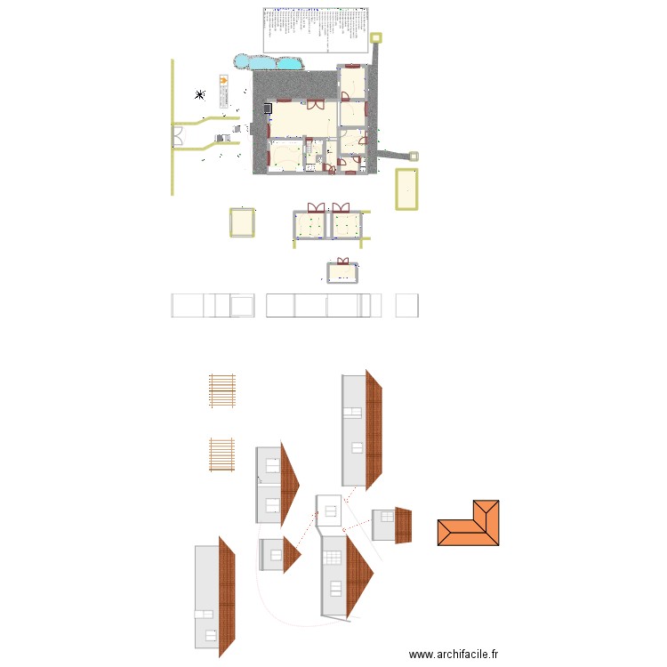 SEBASTIAN L.ex.1. Plan de 15 pièces et 144 m2