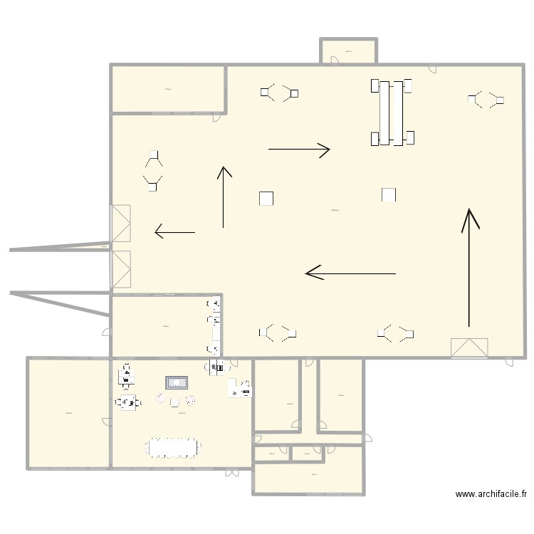 garage revolte. Plan de 12 pièces et 1891 m2