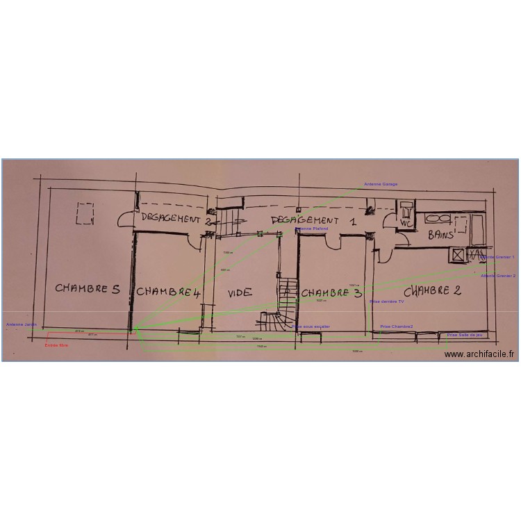 Reseau Maison. Plan de 0 pièce et 0 m2