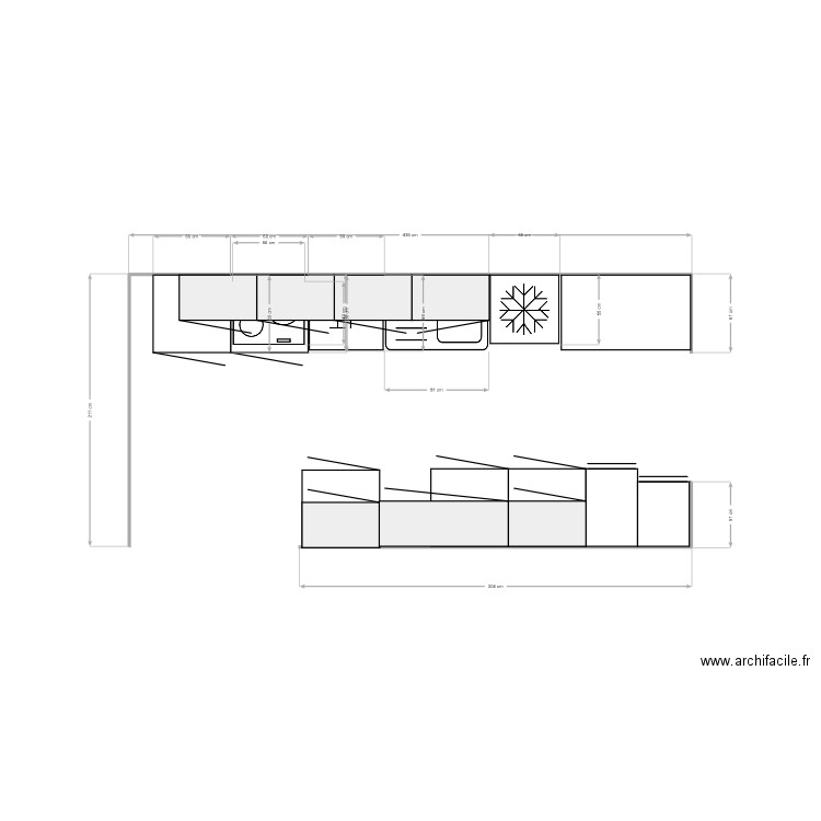 Cuisine frejus_02. Plan de 0 pièce et 0 m2