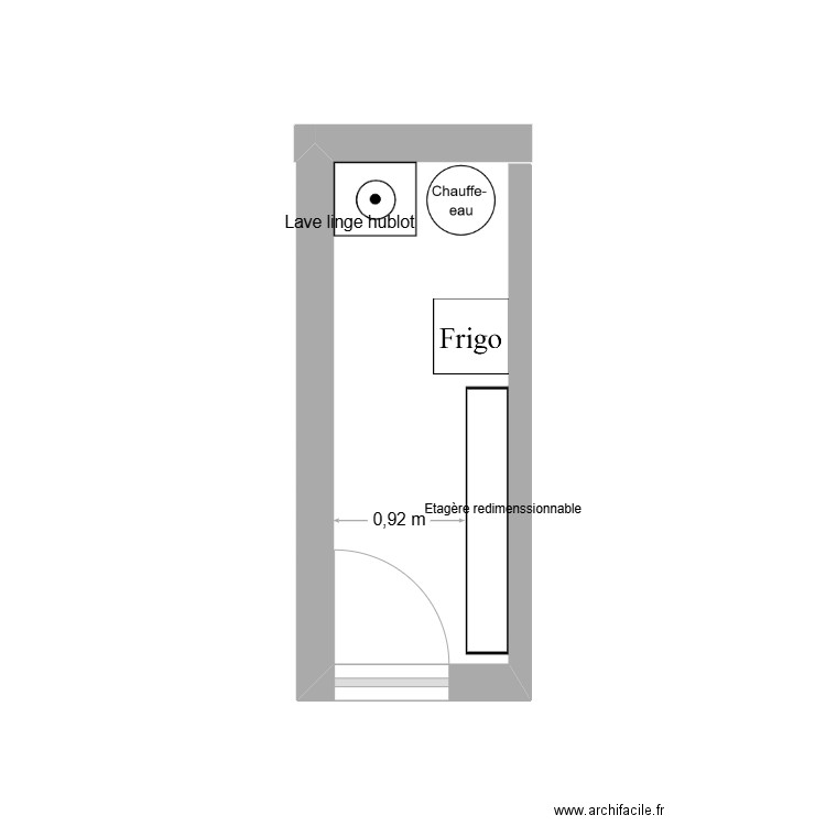 BUANDERIE. Plan de 0 pièce et 0 m2