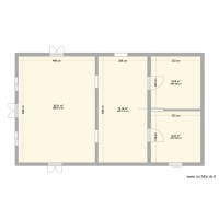 plan du salon et chambre