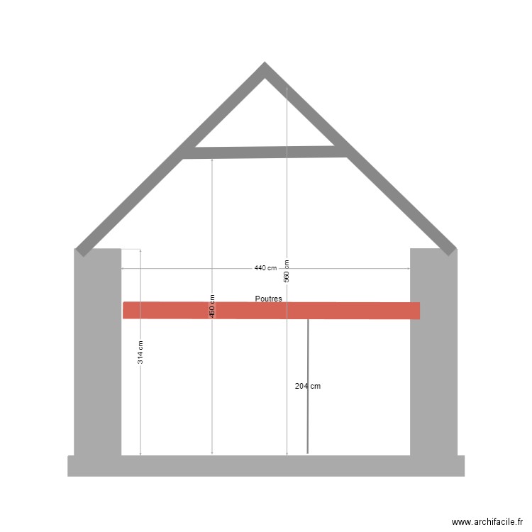 Gazay élévation. Plan de 0 pièce et 0 m2