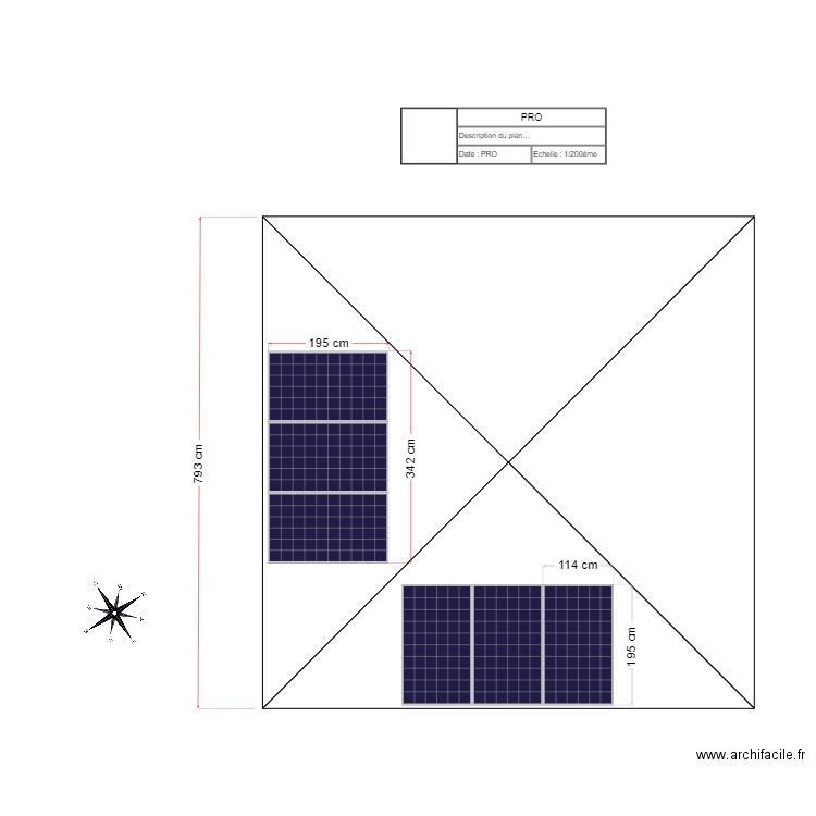 4 PANS. Plan de 0 pièce et 0 m2