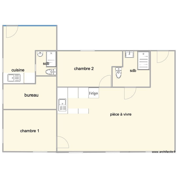 maman. Plan de 9 pièces et 2156 m2