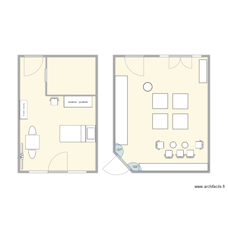GOHY_Fougères_Résidence Villa. Plan de 3 pièces et 53 m2