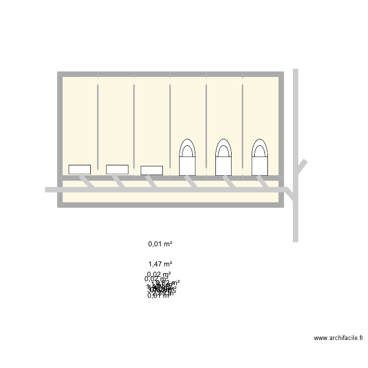 Casa Tamam Coupe. Plan de 13 pièces et 12 m2