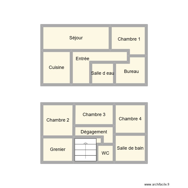 2410 LE LANN 2. Plan de 14 pièces et 15 m2