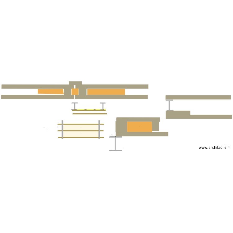 cloture bois v2 . Plan de 3 pièces et 260 m2