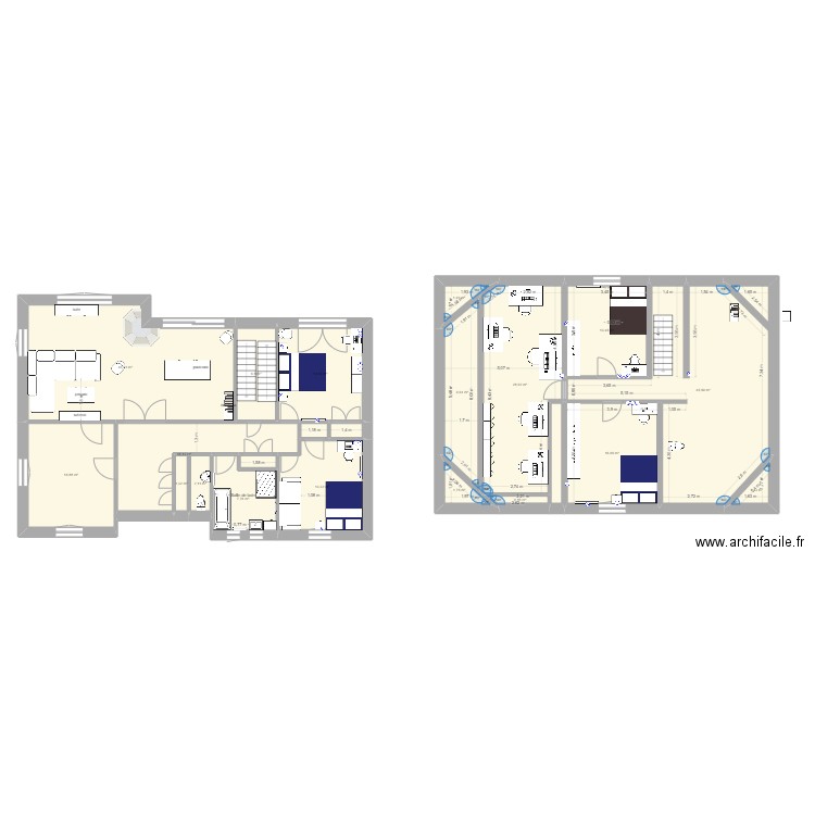 Dardilly maison. Plan de 22 pièces et 244 m2