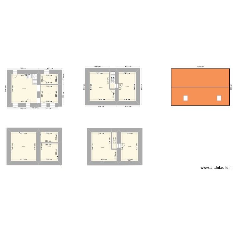 maison 8 RDZ. Plan de 11 pièces et 172 m2