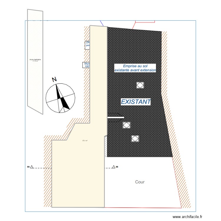 Couverture Moy . Plan de 2 pièces et 85 m2