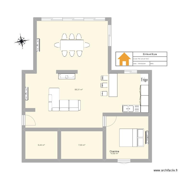 bryce. Plan de 4 pièces et 82 m2