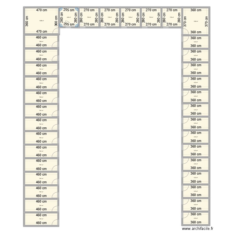 plan4. Plan de 36 pièces et 267 m2