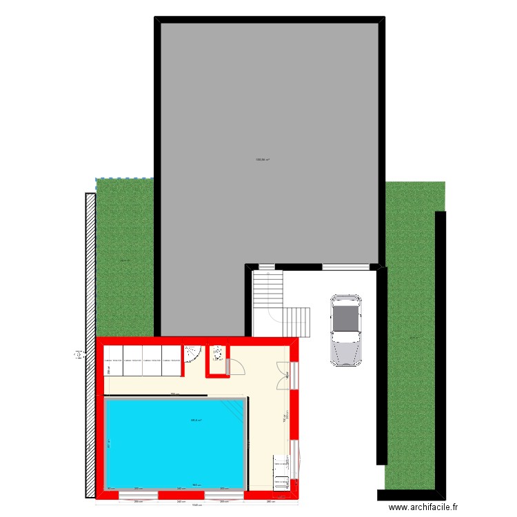 Annexe 1 . Plan de 3 pièces et 227 m2