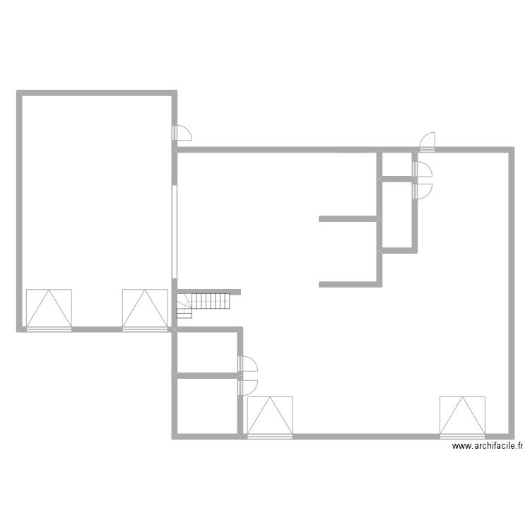 garage morille. Plan de 6 pièces et 355 m2