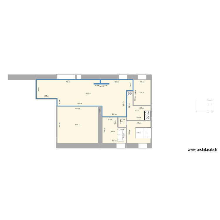  cuisine1. Plan de 7 pièces et 96 m2