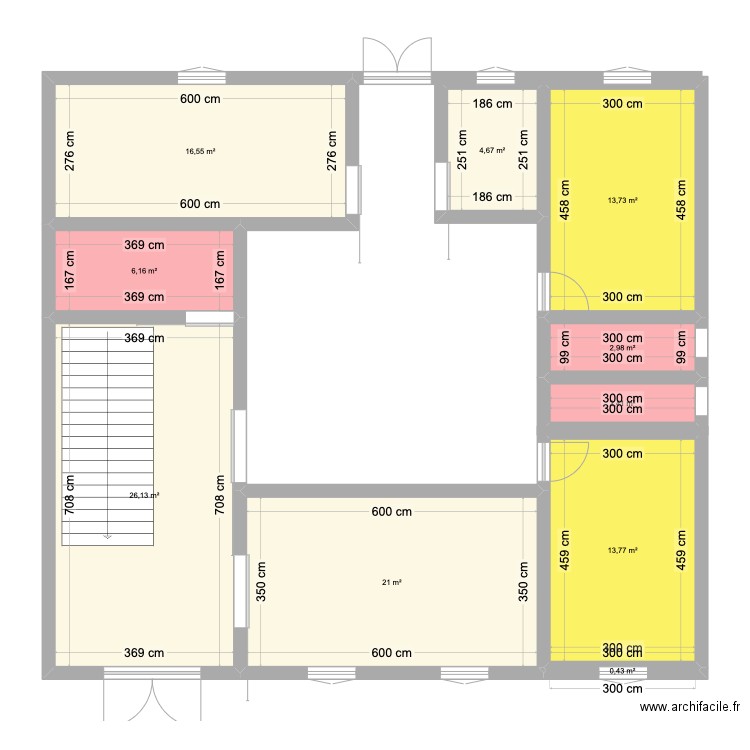 maison. Plan de 10 pièces et 108 m2