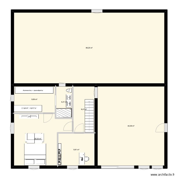 maison hésingue 2etages tour. Plan de 7 pièces et 185 m2