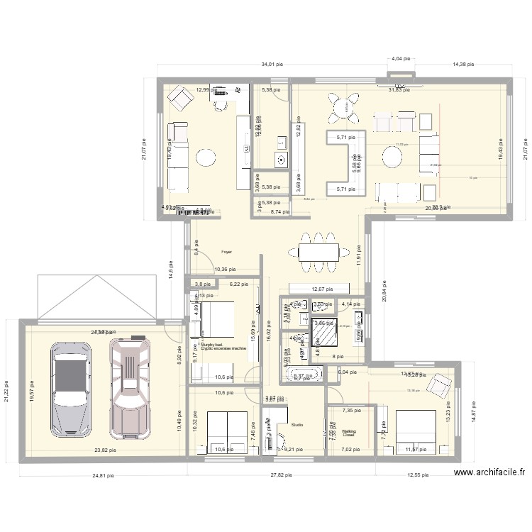 1702 Shagbark Landscape 5. Plan de 16 pièces et 234 m2