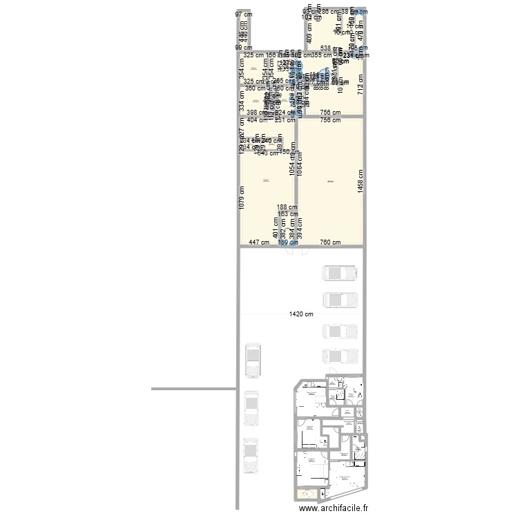 plano amenagement 1etg blocage objectos. Plan de 57 pièces et 836 m2