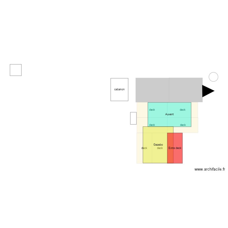 camping. Plan de 0 pièce et 0 m2