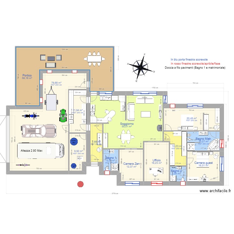 Angera_8. Plan de 14 pièces et 317 m2