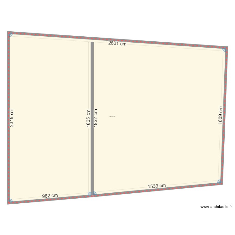 Maison. Plan de 1 pièce et 460 m2