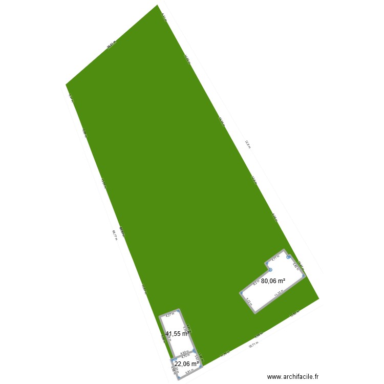 grange decazeville 52 023.03.20.25. Plan de 3 pièces et 144 m2