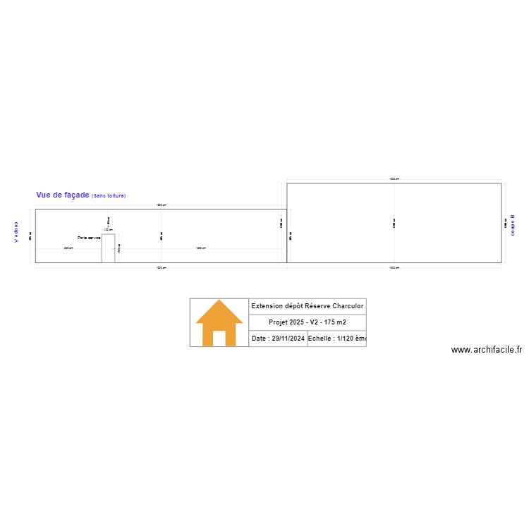 Dépôt_Façade_Electricité. Plan de 0 pièce et 0 m2