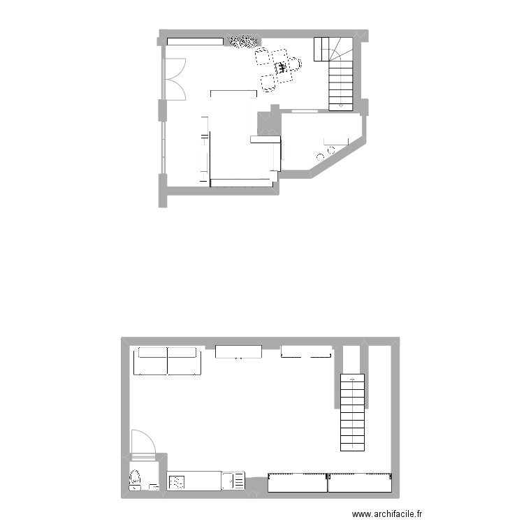 BPLAN. Plan de 3 pièces et 42 m2