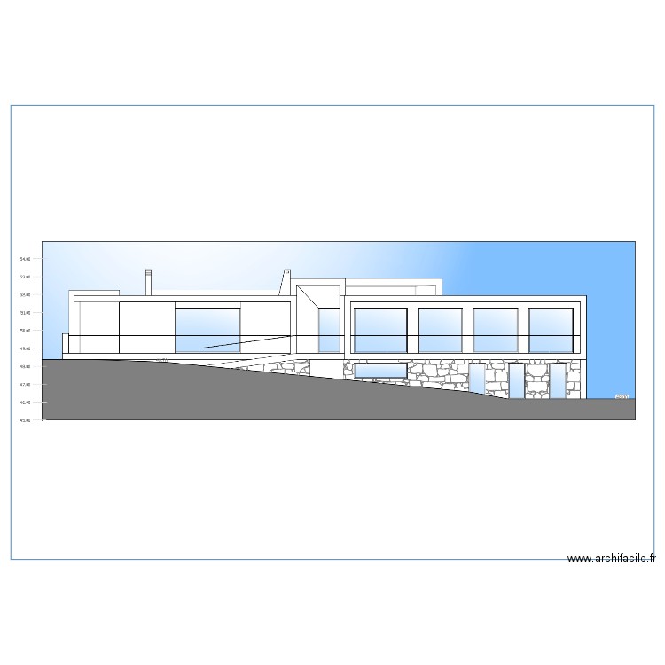 FACADDE MAISON PORTUGAL. Plan de 0 pièce et 0 m2