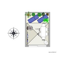 Plan extérieur appartement Portiragnes Plage