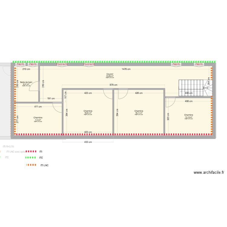 CABIAC ESPIAU. Plan de 12 pièces et 212 m2