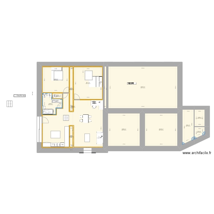 Essai 20/05/24. Plan de 24 pièces et 505 m2