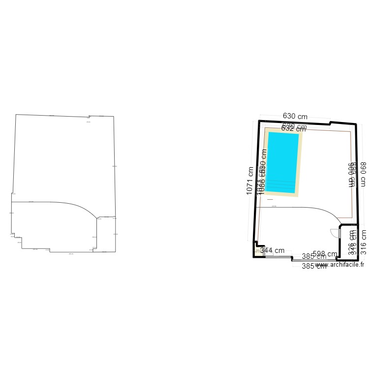 JARDIN MAISON 2. Plan de 1 pièce et 1 m2