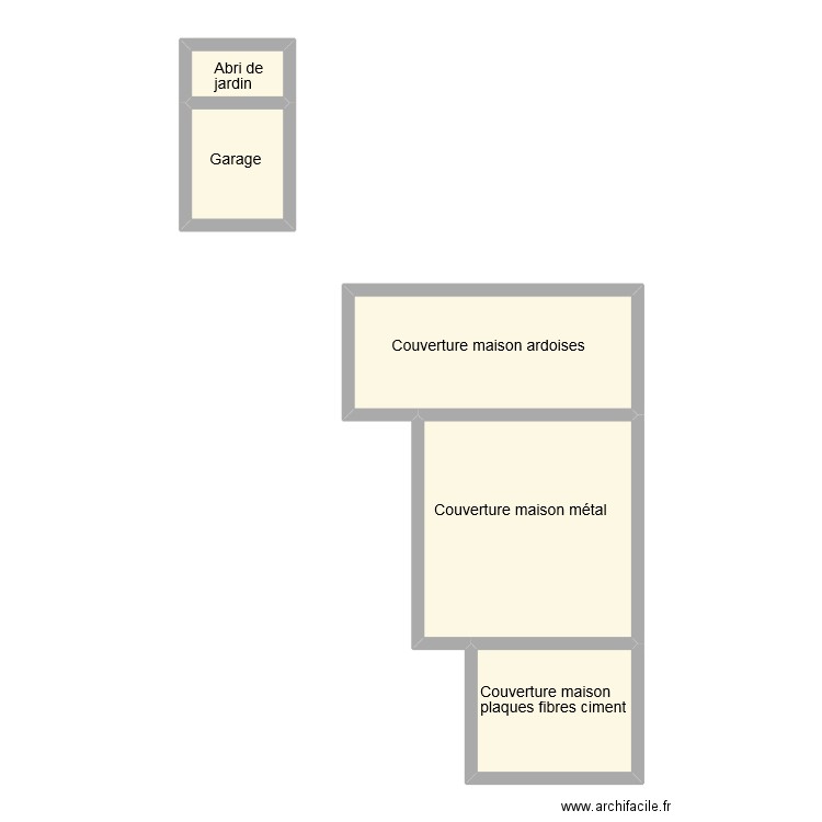 marjollet 2. Plan de 5 pièces et 57 m2