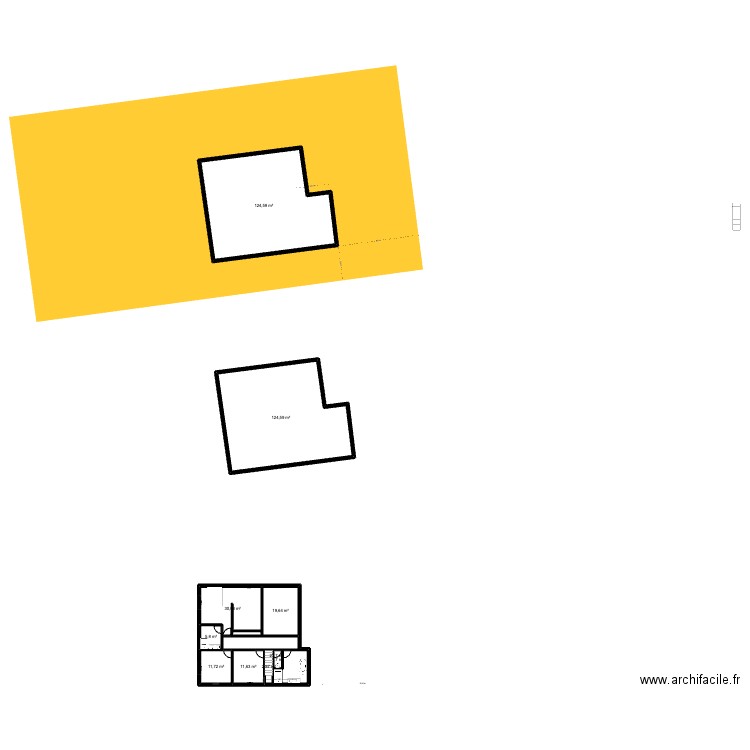 MAISON HAUT SDB. Plan de 10 pièces et 354 m2