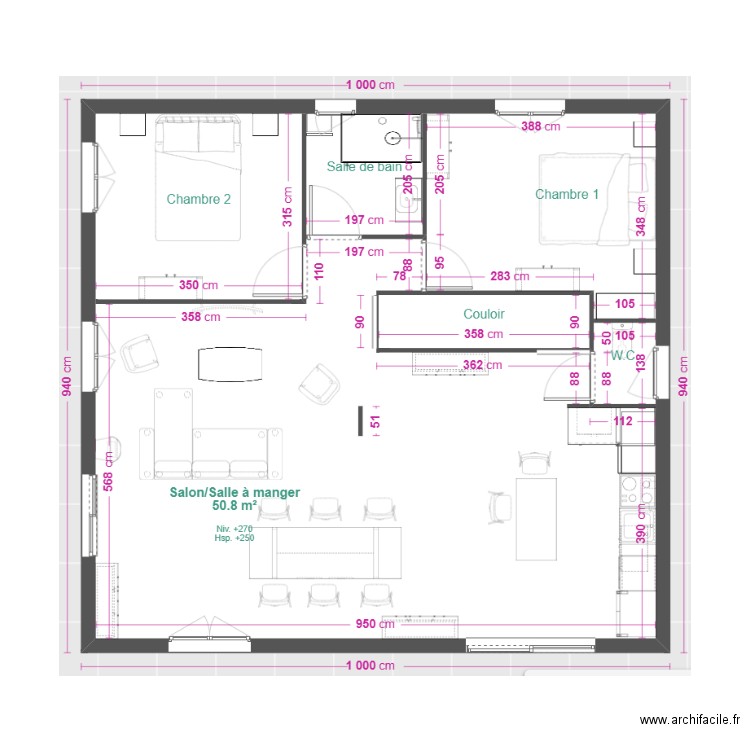 ROBIN_PLAN PL_R+1_MERLET_PLERIN. Plan de 0 pièce et 0 m2