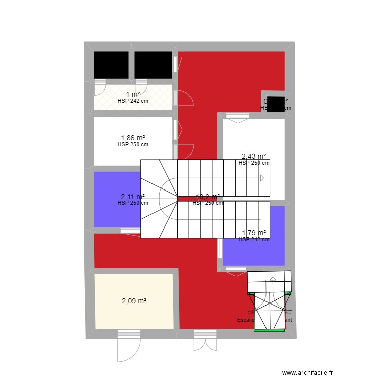 plan thies none. Plan de 10 pièces et 23 m2