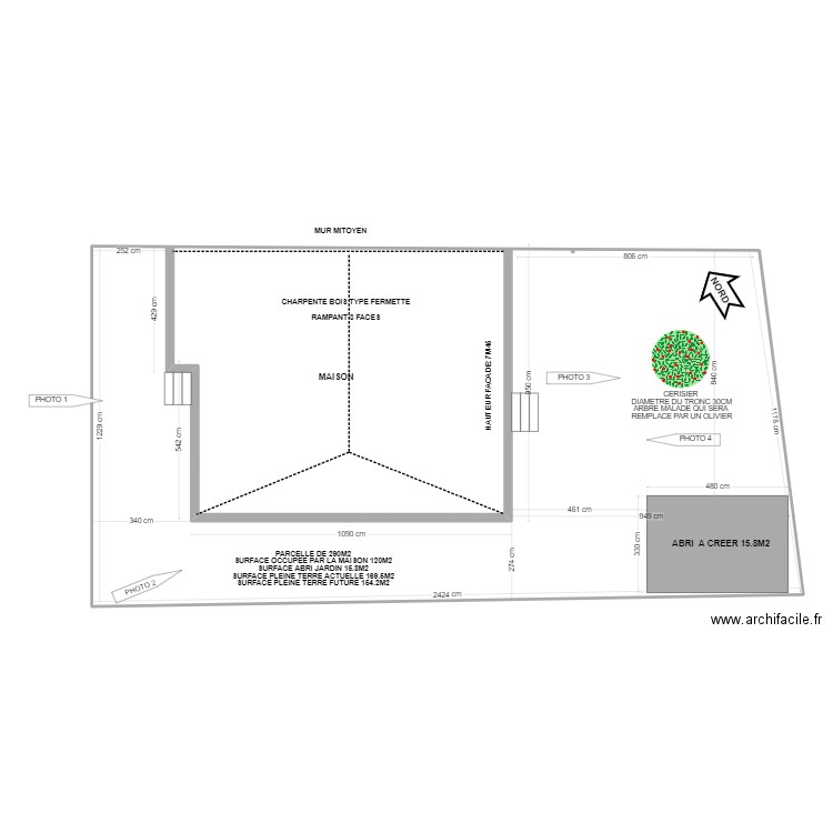 PLAN MASSE. Plan de 0 pièce et 0 m2