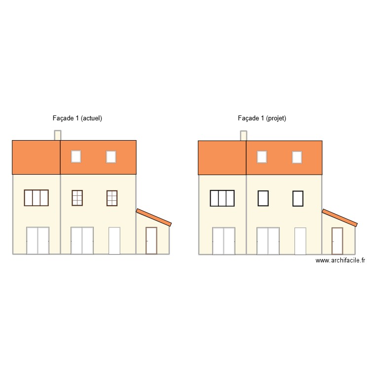 dycin. Plan de 8 pièces et 145 m2