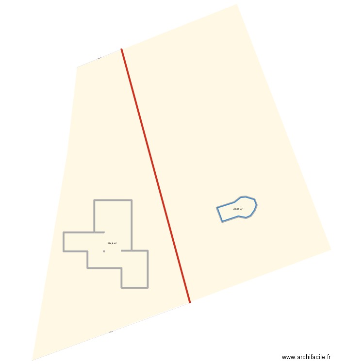 maison 3. Plan de 2 pièces et 339 m2