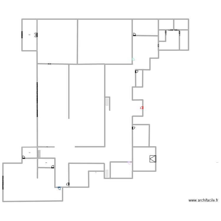 Maison 1. Plan de 4 pièces et 99 m2