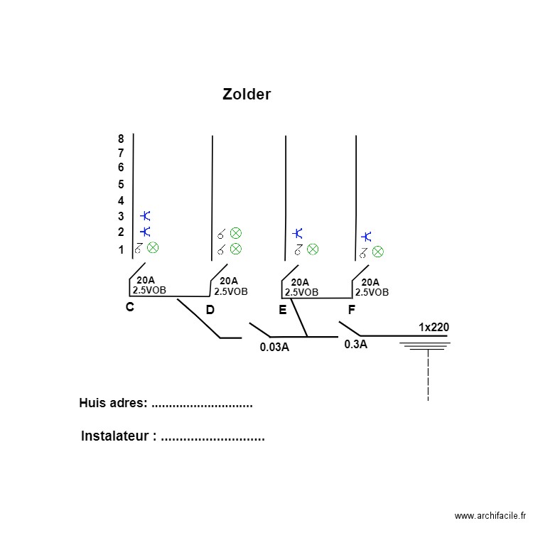 Mhamed_Shema_tableau-Zolder. Plan de 0 pièce et 0 m2