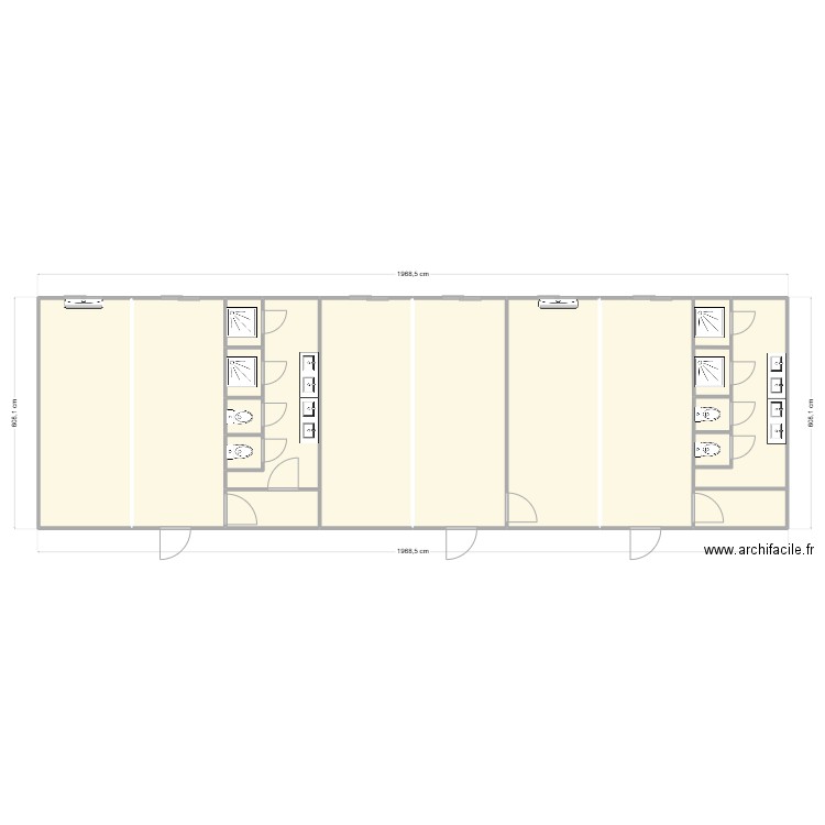 LEON GROSSE CHANTIER OULLINS. Plan de 17 pièces et 114 m2