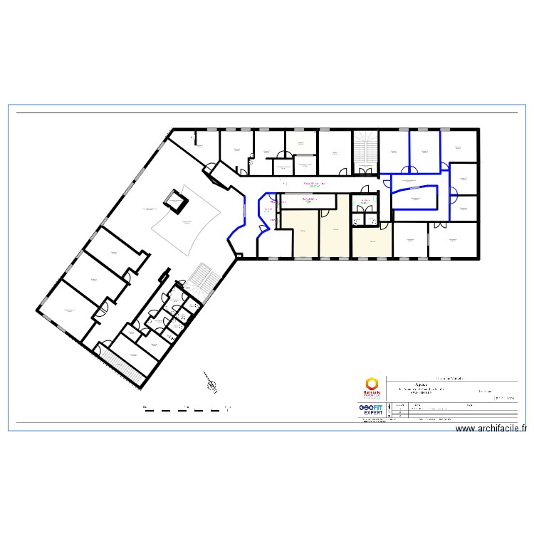 THIERS. Plan de 45 pièces et 791 m2